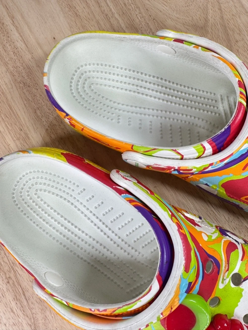 Crocs x‎ Trix Classic Clog Multicolor Tie Dye Marble Women 8 Men 6